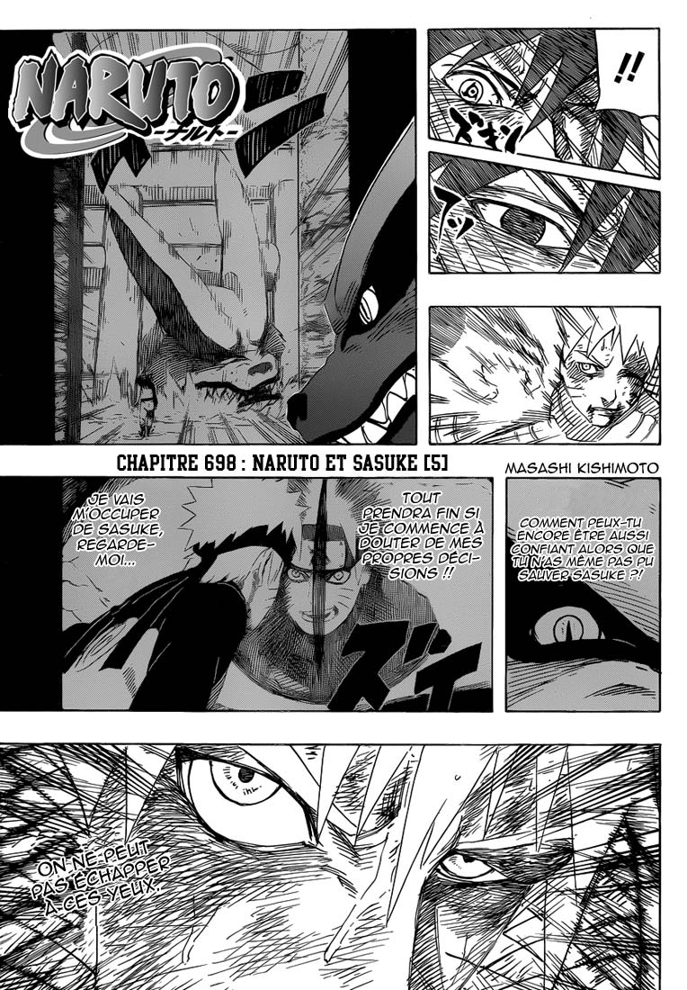 Lecture en ligne Naruto 698 page 1